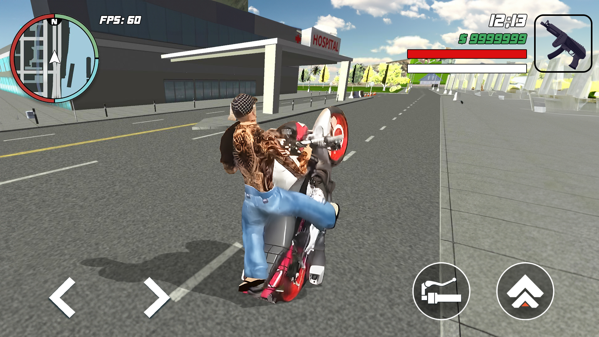اسکرین شات 3 بازی Traffic Bike 3D: City Tour