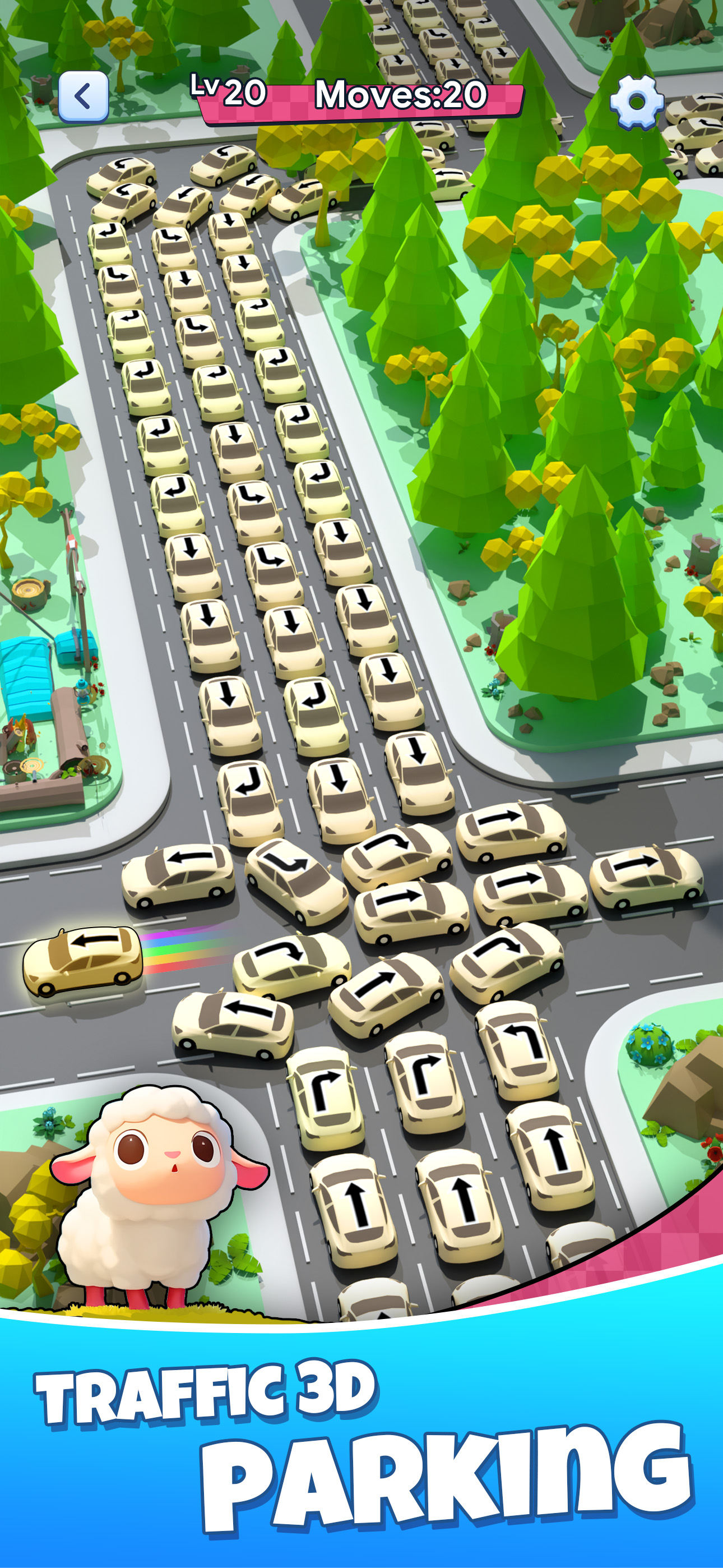 اسکرین شات 1 بازی Traffic 3D Parking: Escape Jam