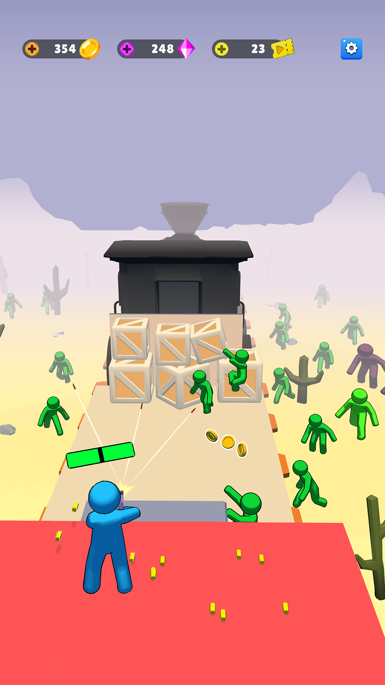 اسکرین شات 6 بازی Train Defense: Zombie Game