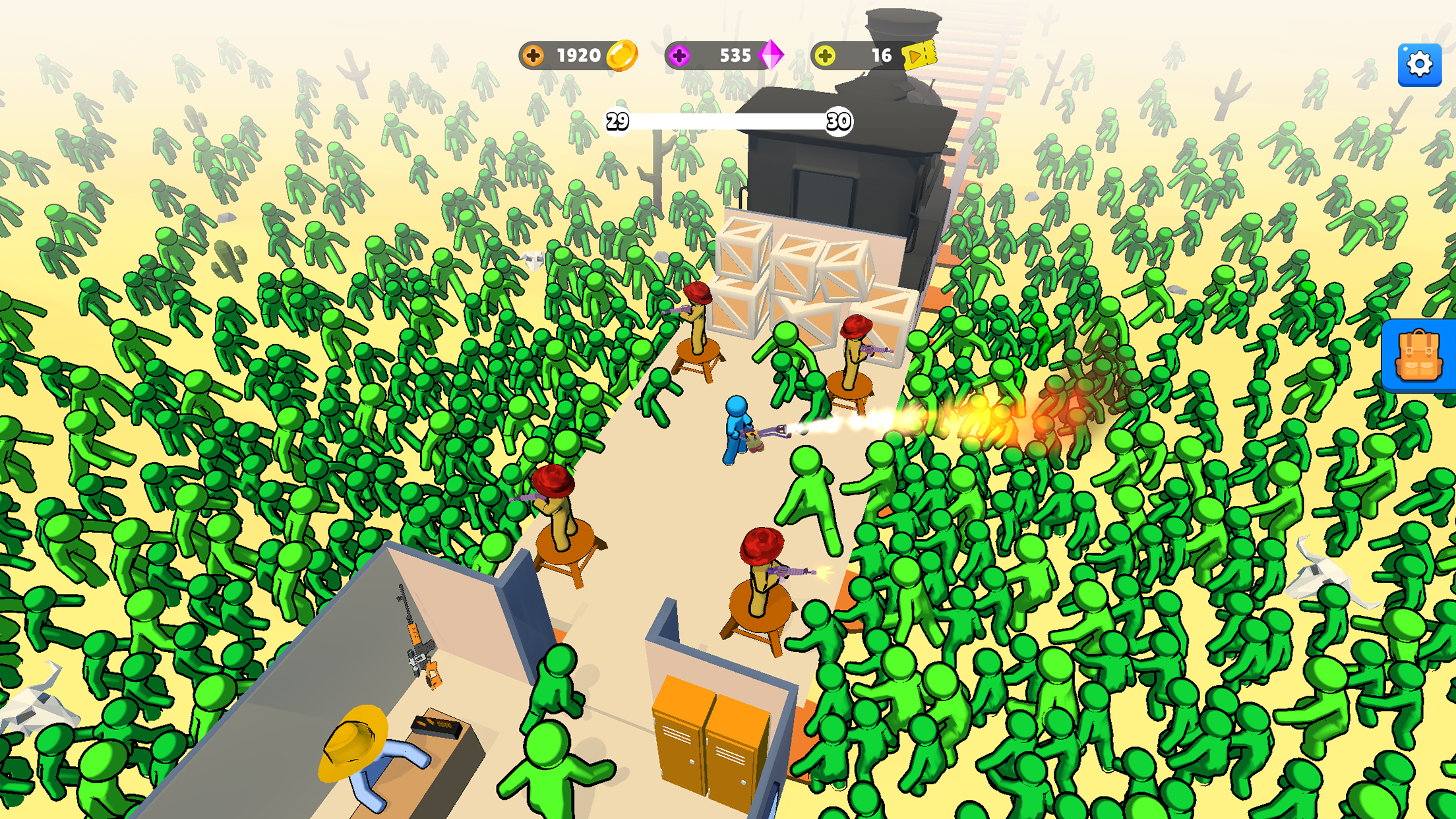 اسکرین شات 8 بازی Train Defense: Zombie Game