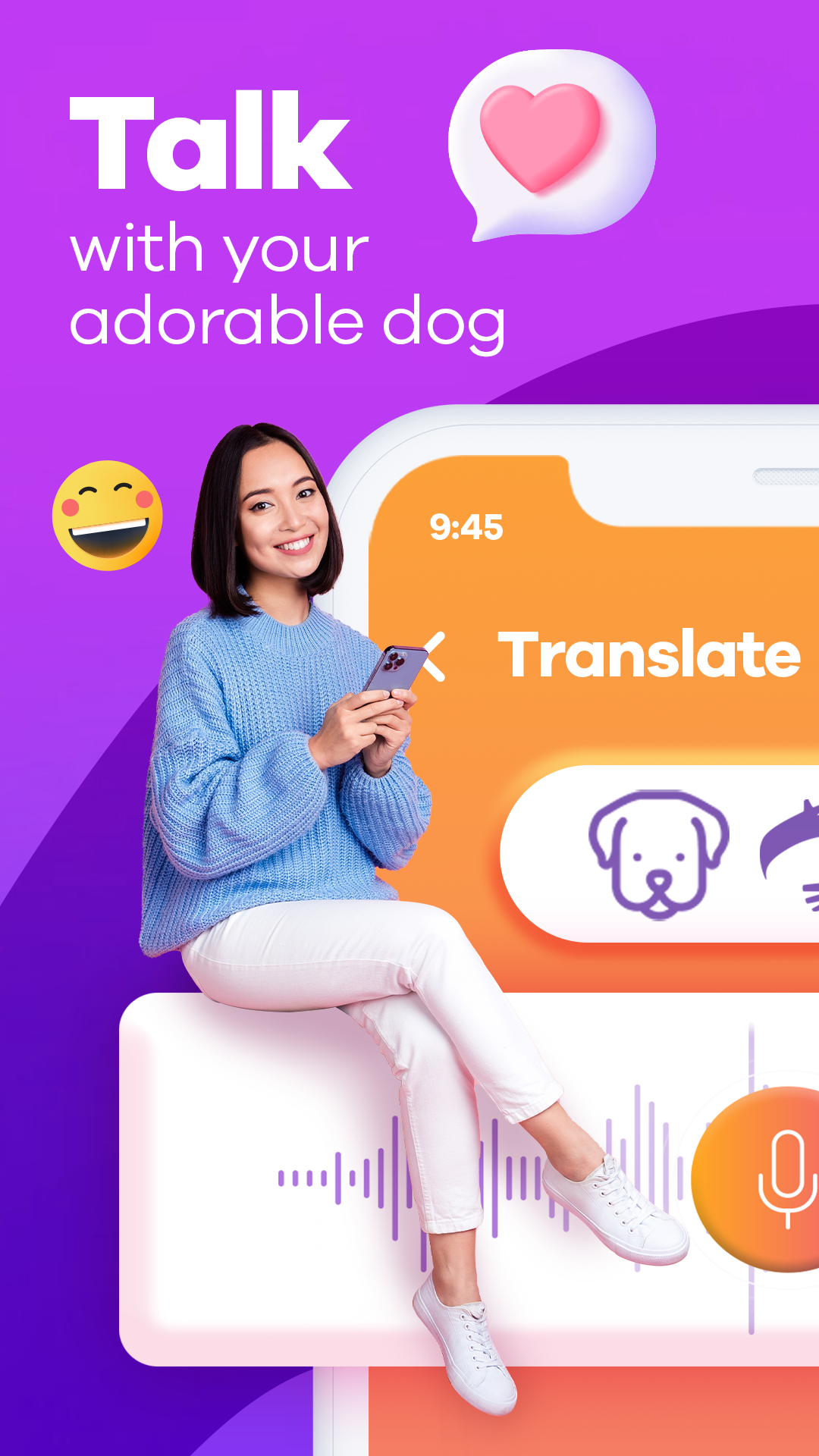 اسکرین شات 2 برنامه Human to Dog Translator