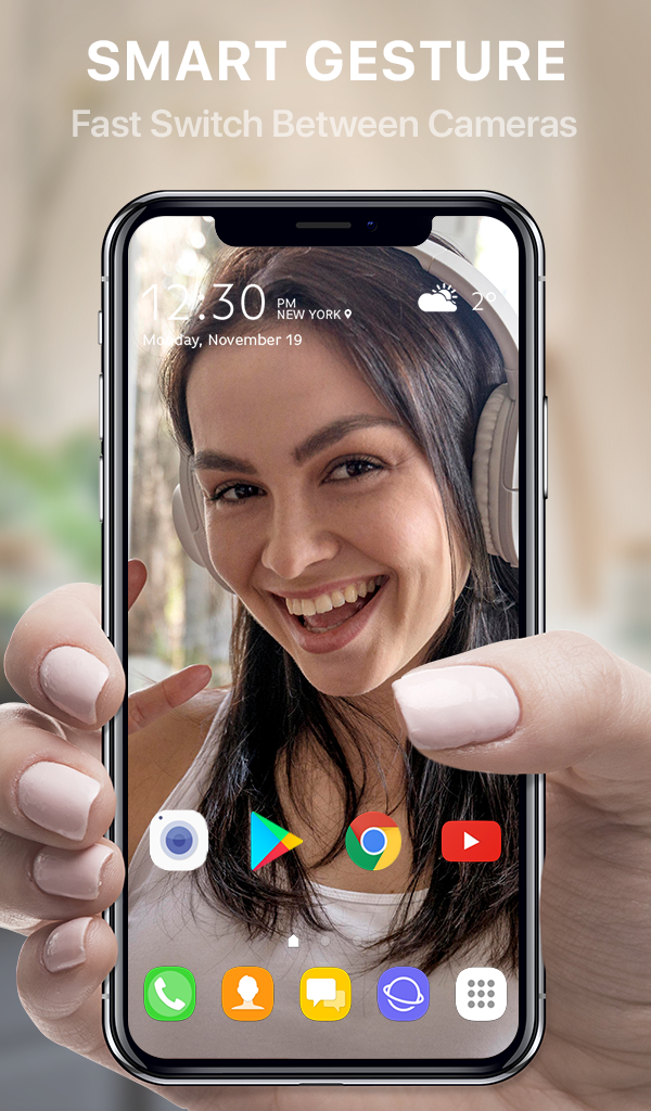 اسکرین شات 4 برنامه Transparent Wallpaper & Camera