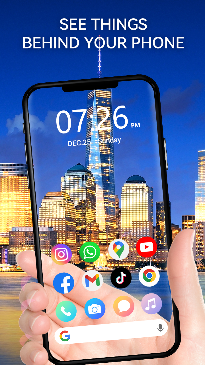 اسکرین شات 3 برنامه Transparent - Live Wallpapers