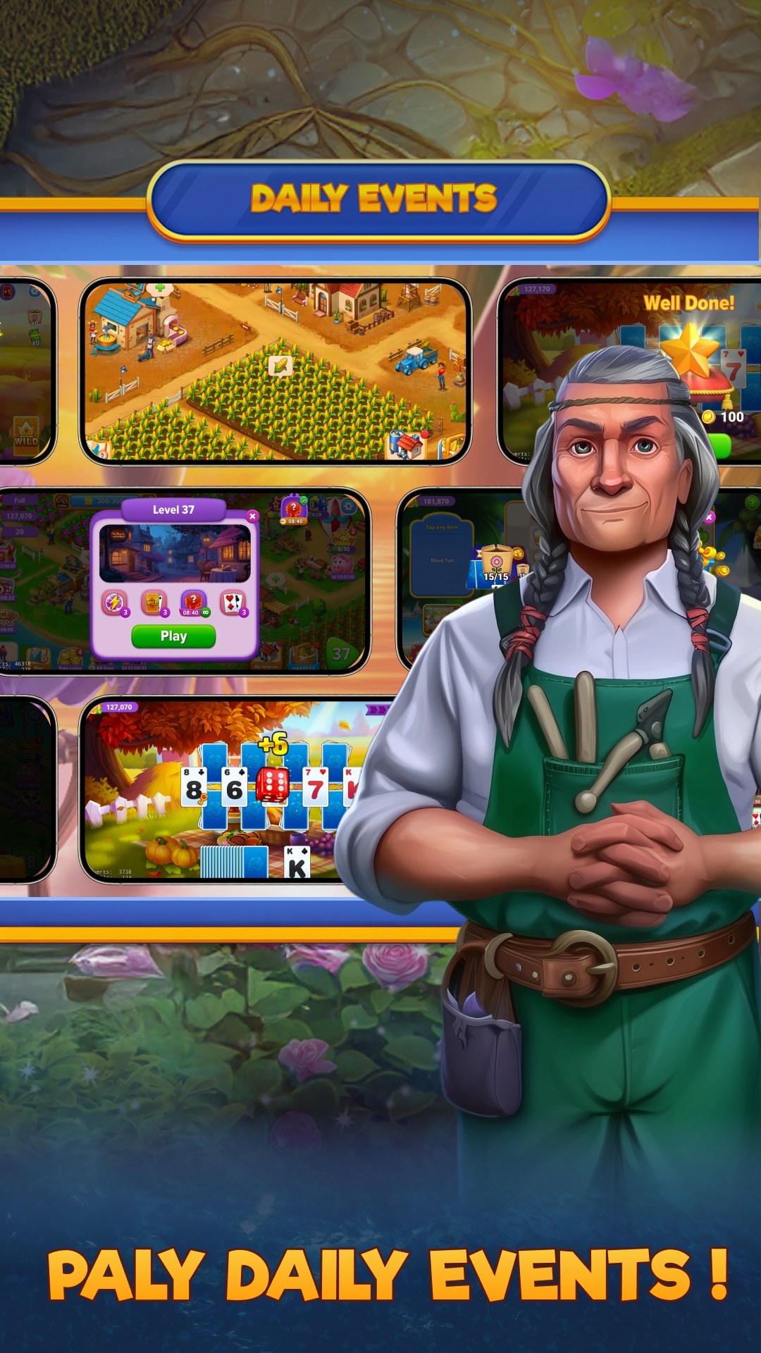 اسکرین شات 4 بازی TriPeaks Adventure Solitaire