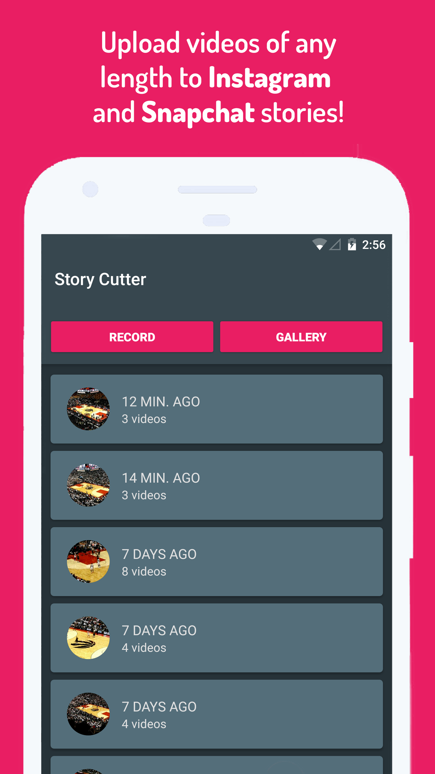 اسکرین شات 1 برنامه Story Cutter for Instagram