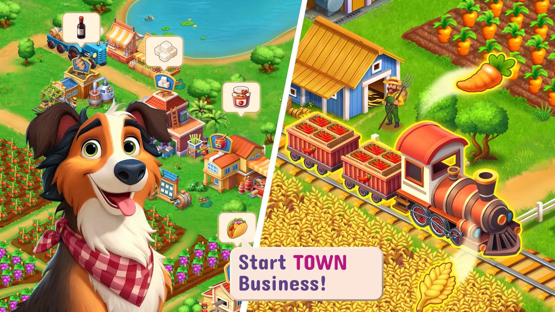 اسکرین شات 2 بازی TriPeaks Solitaire Farm Valley