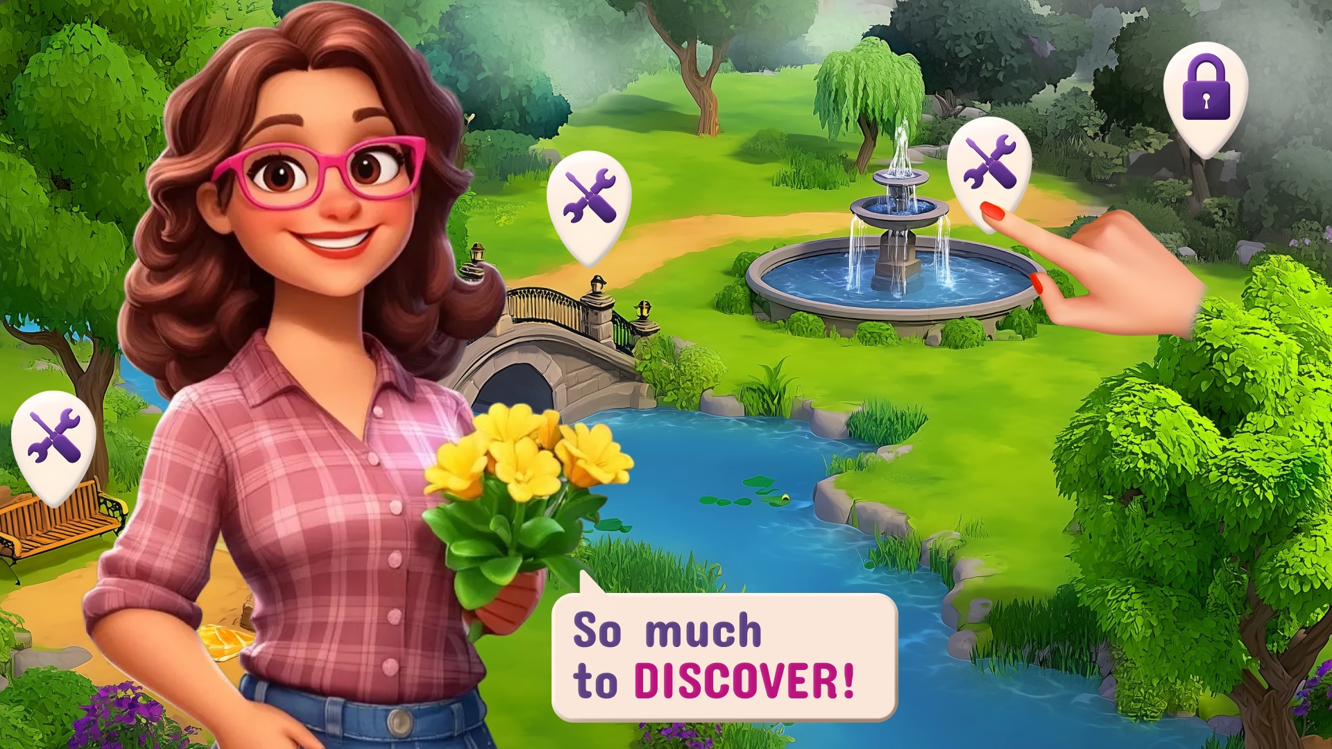 اسکرین شات 4 بازی Solitaire TriPeaks Farm