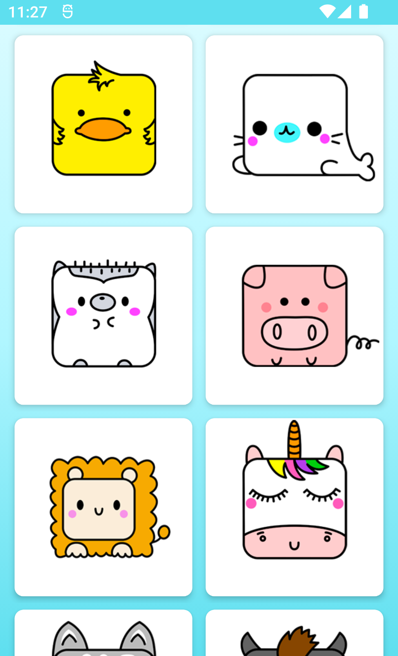 اسکرین شات 3 برنامه How to draw cute animals