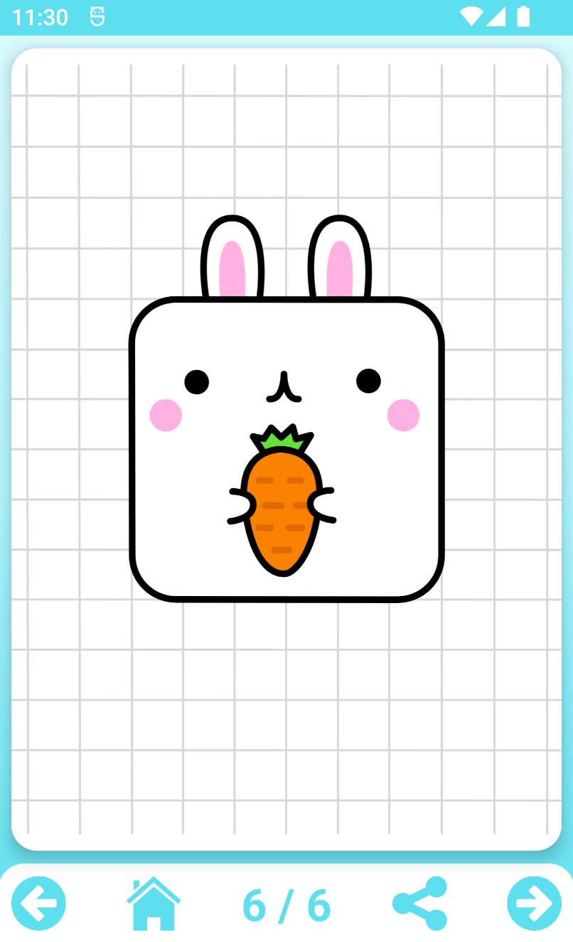 اسکرین شات 8 برنامه How to draw cute animals