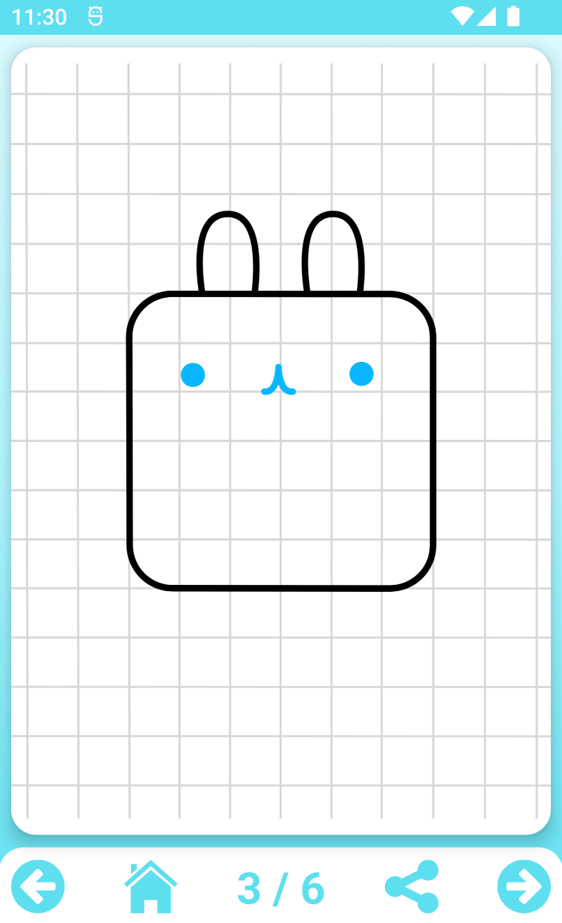 اسکرین شات 7 برنامه How to draw cute animals