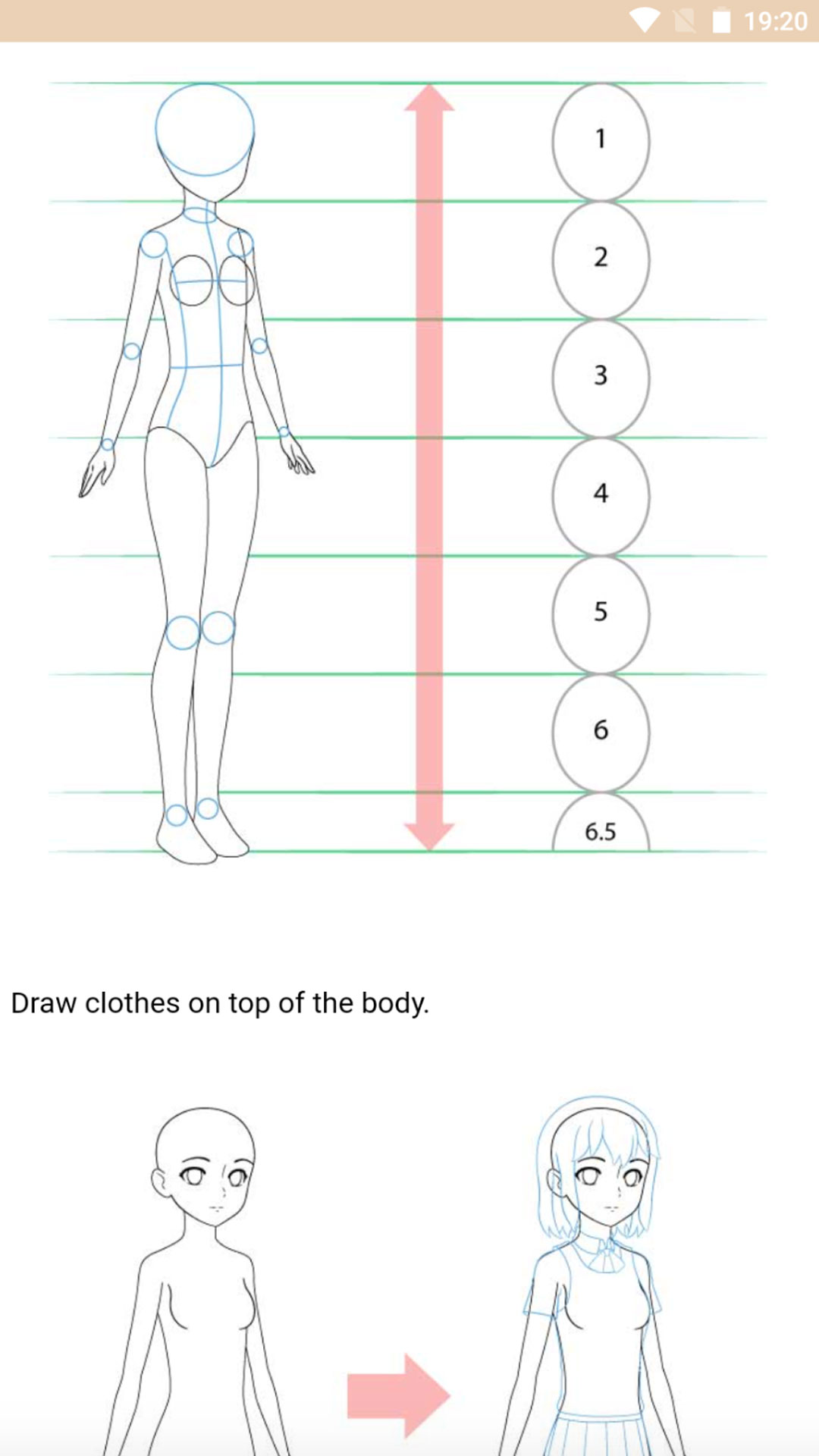 اسکرین شات 4 برنامه How to draw anime