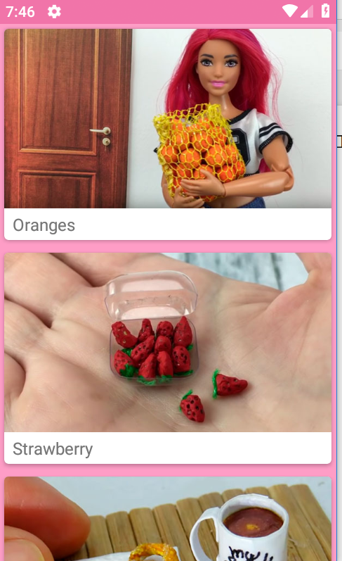 اسکرین شات 2 برنامه How to make food for dolls