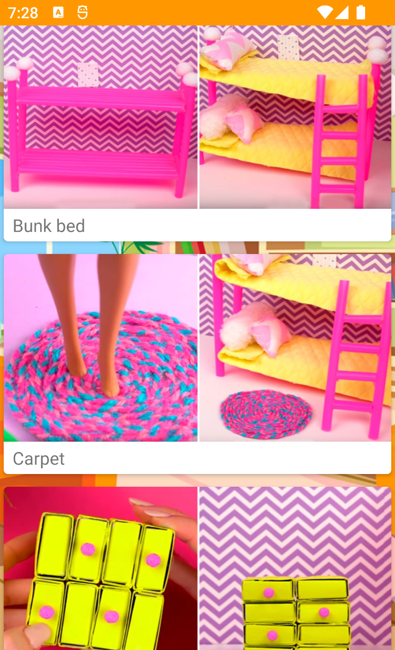 اسکرین شات برنامه How to make doll furniture 2