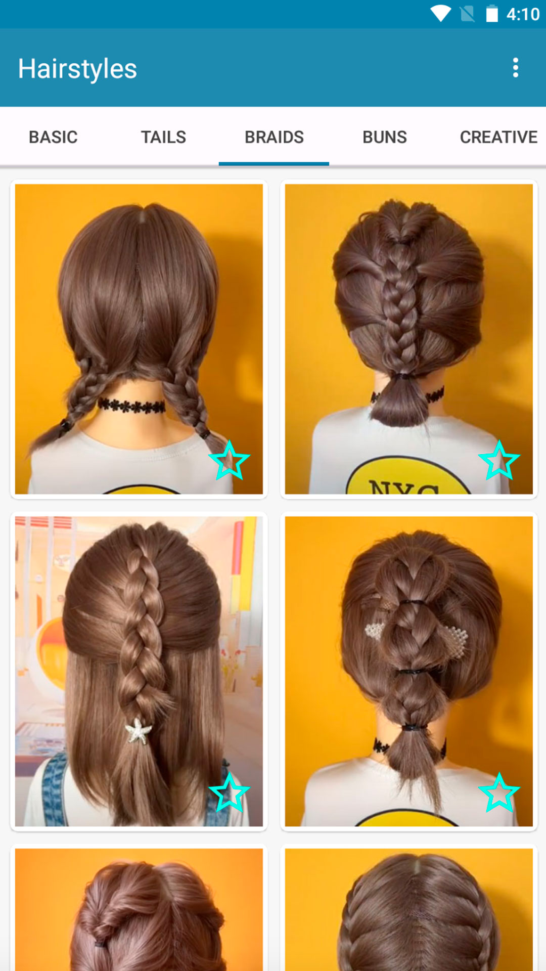 اسکرین شات 4 برنامه Hairstyles for short hair