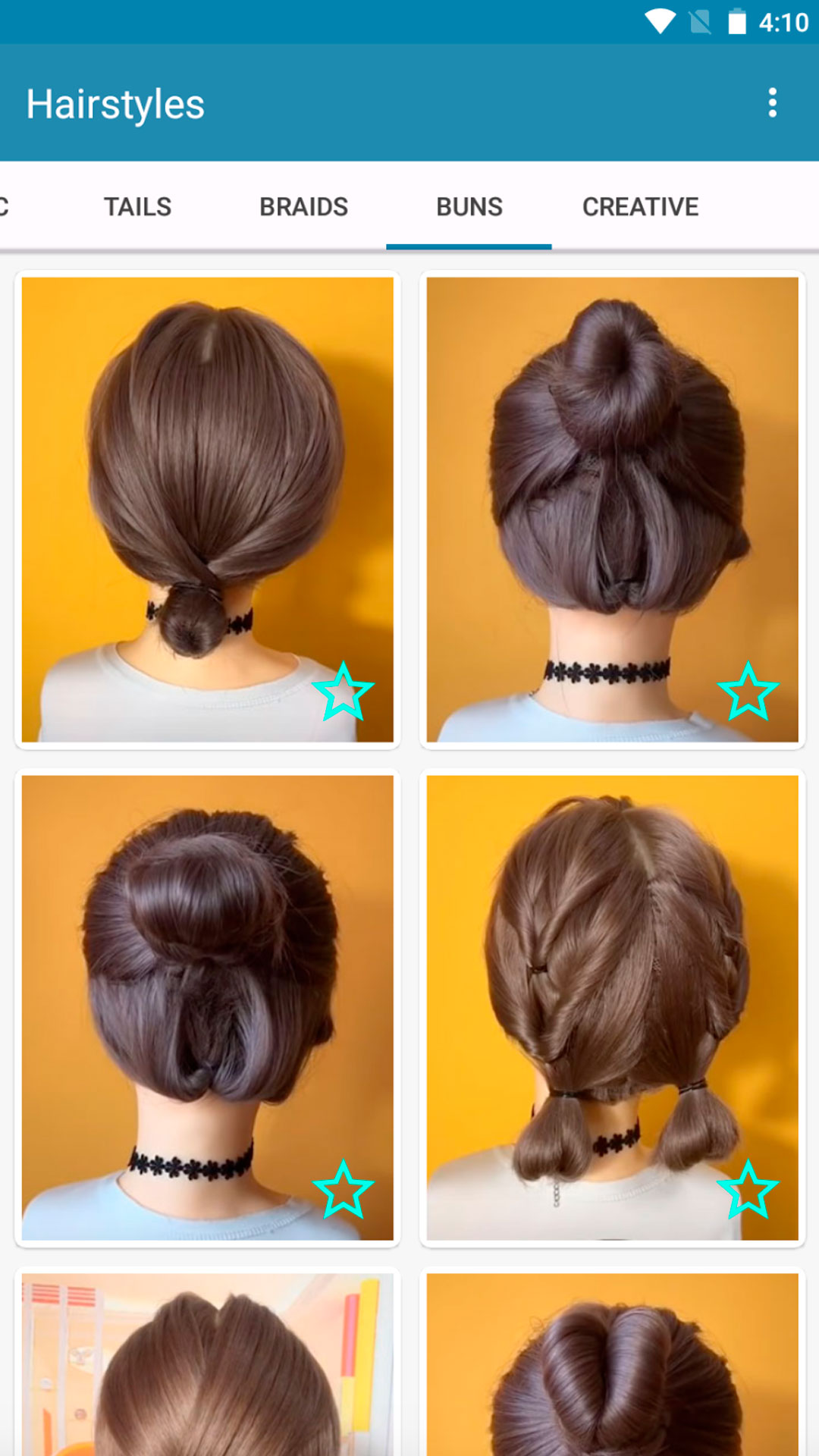 اسکرین شات 5 برنامه Hairstyles for short hair