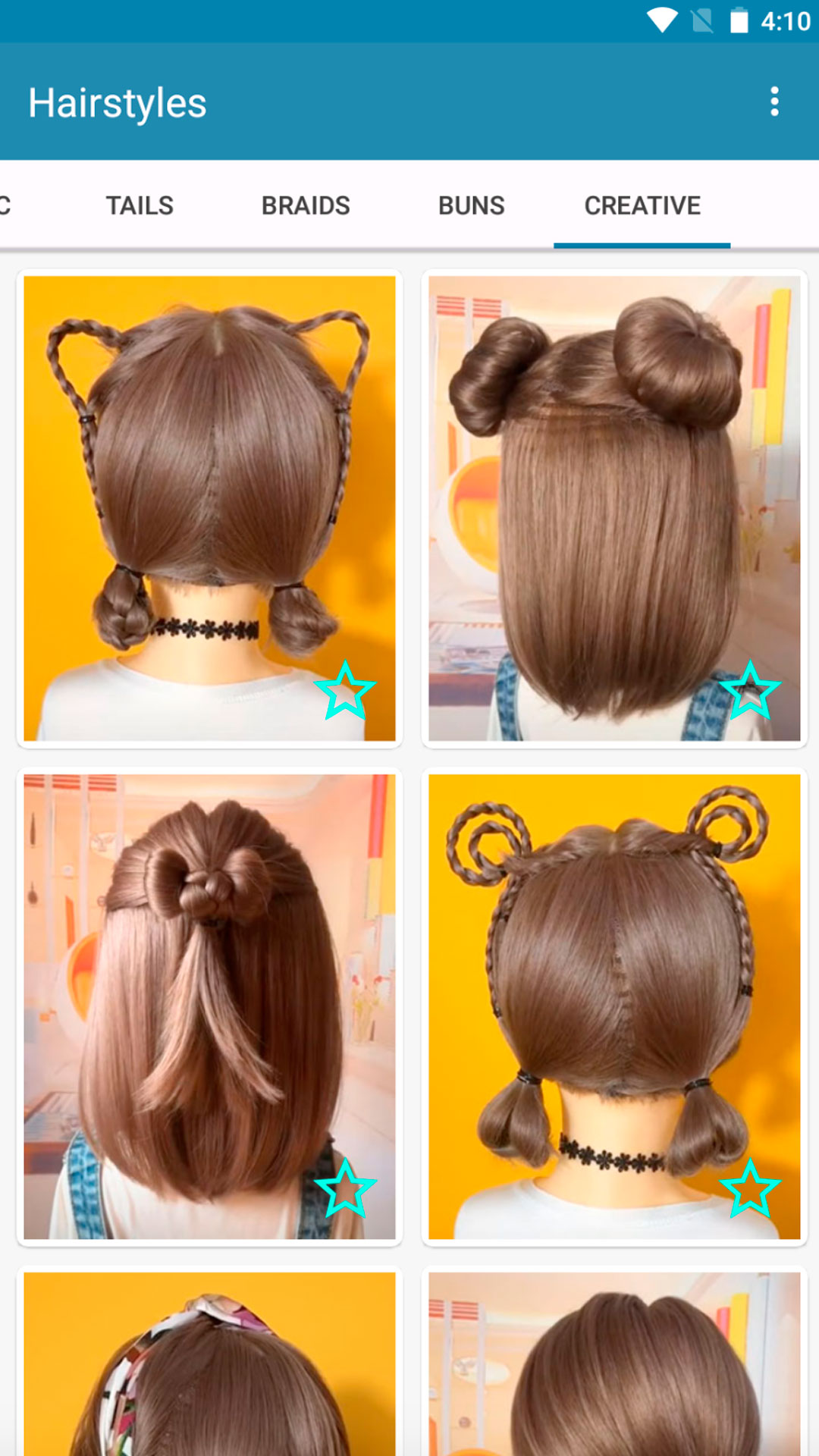 اسکرین شات 2 برنامه Hairstyles for short hair