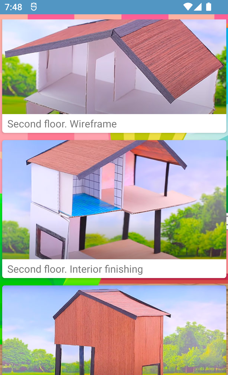 اسکرین شات 3 برنامه How to make doll house