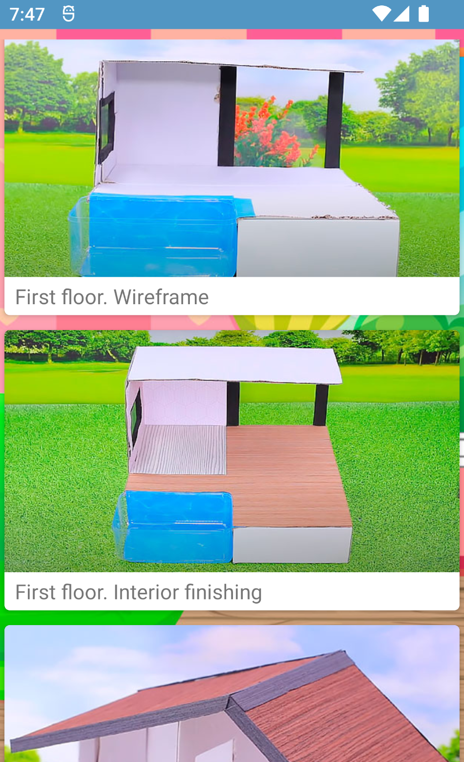 اسکرین شات 2 برنامه How to make doll house