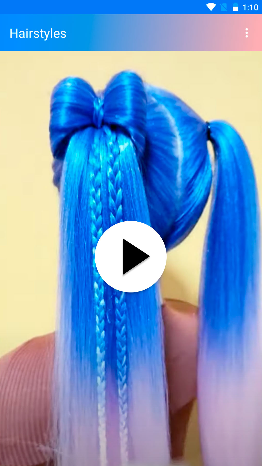 اسکرین شات 5 برنامه Easy hairstyles step by step