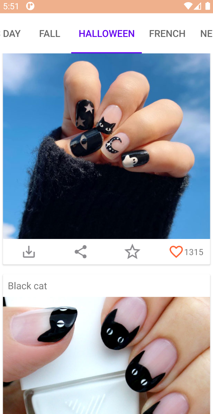 اسکرین شات 4 برنامه Nail art designs step by step