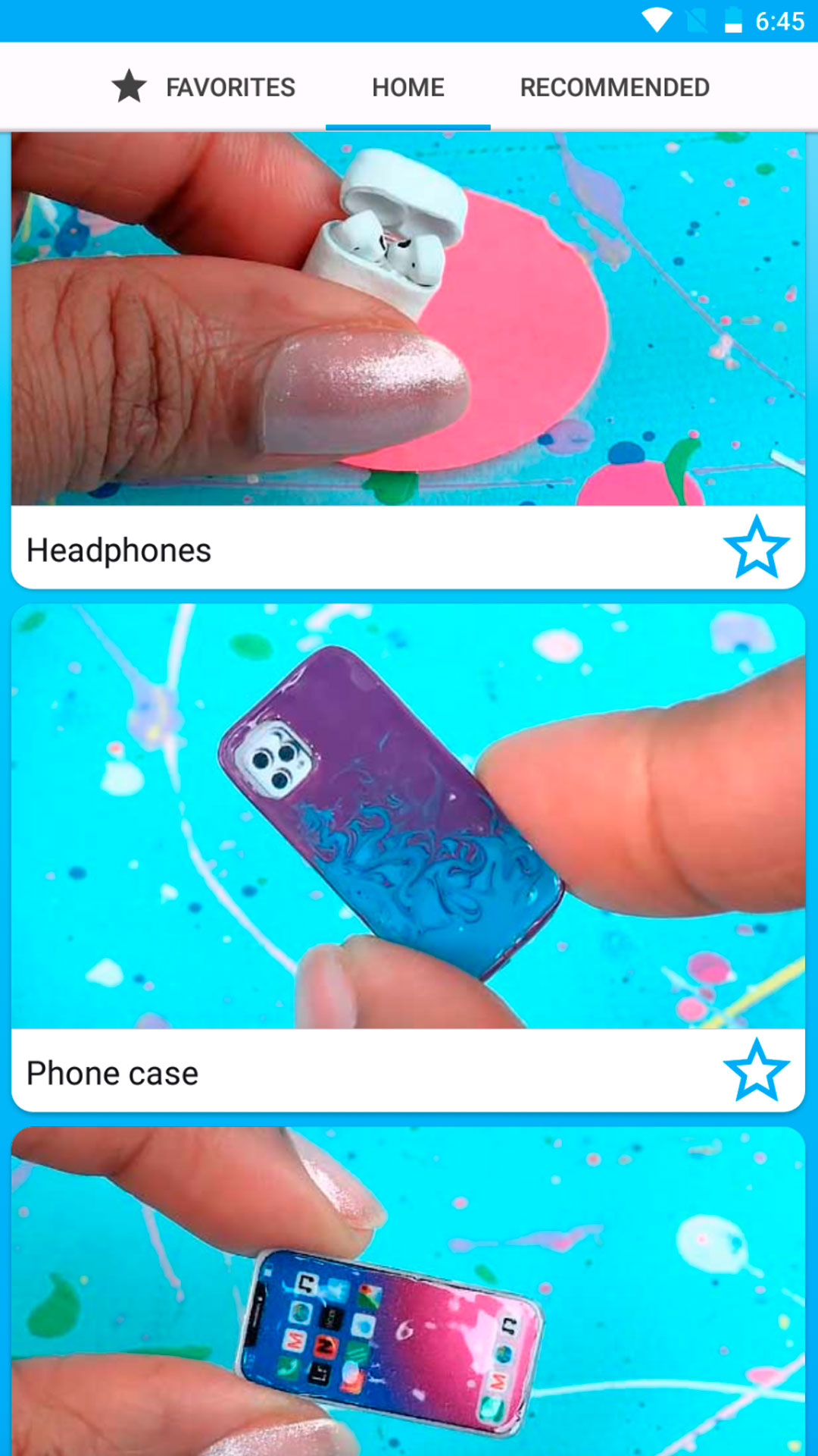 اسکرین شات 8 برنامه DIY mini school supplies