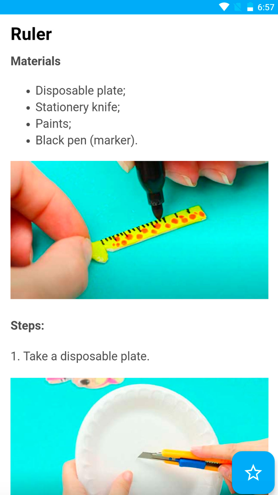 اسکرین شات 3 برنامه DIY mini school supplies