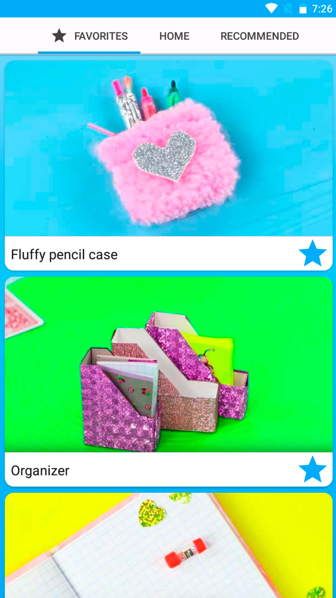اسکرین شات 5 برنامه DIY mini school supplies