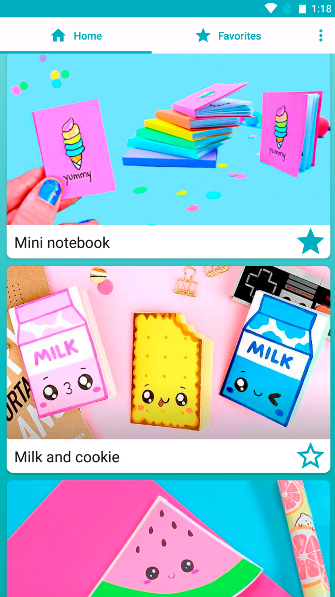 اسکرین شات 1 برنامه How to make notebook