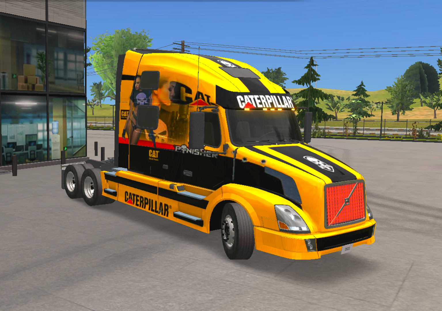 اسکرین شات 1 برنامه Skins Truck Simulator - TSU