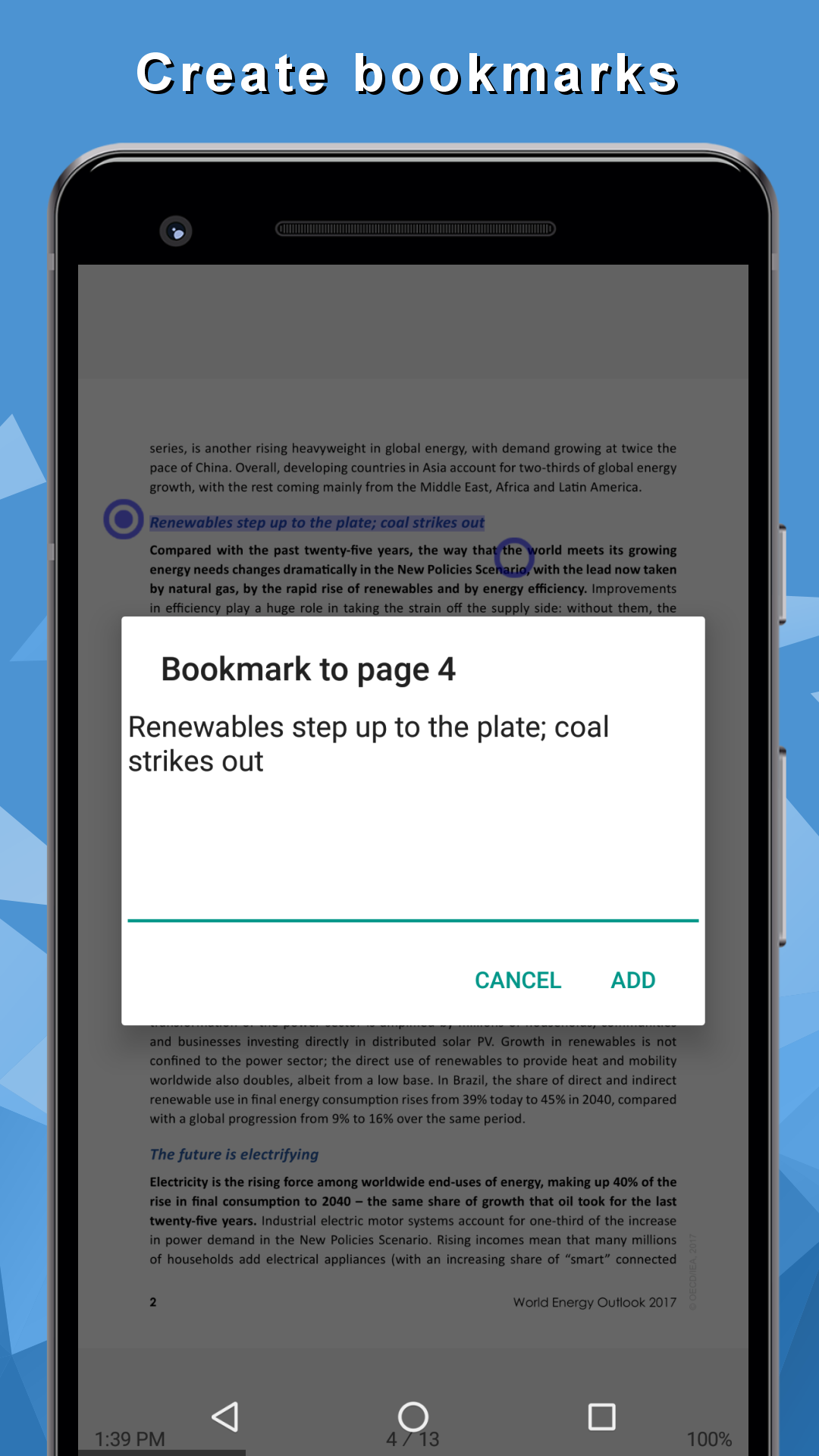 اسکرین شات 6 برنامه TTS Reader: reads aloud books