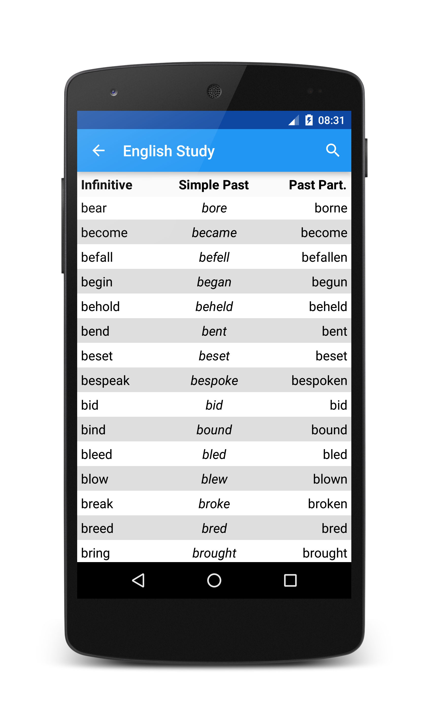 اسکرین شات 7 برنامه TOEFL Preparation