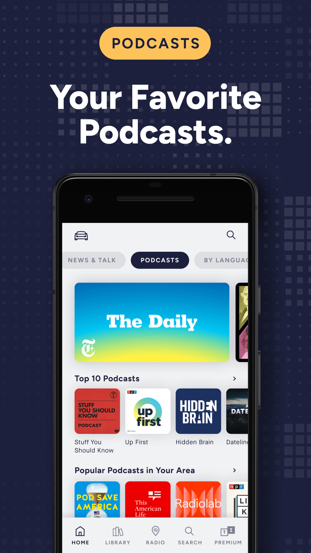 اسکرین شات 7 برنامه TuneIn Radio: Music & Sports