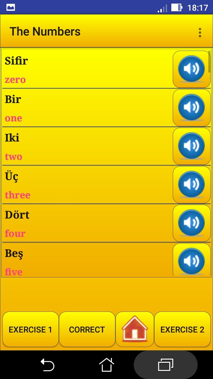اسکرین شات 2 برنامه Learning Turkish language (les
