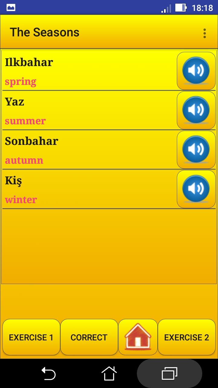 اسکرین شات 5 برنامه Learning Turkish language (les