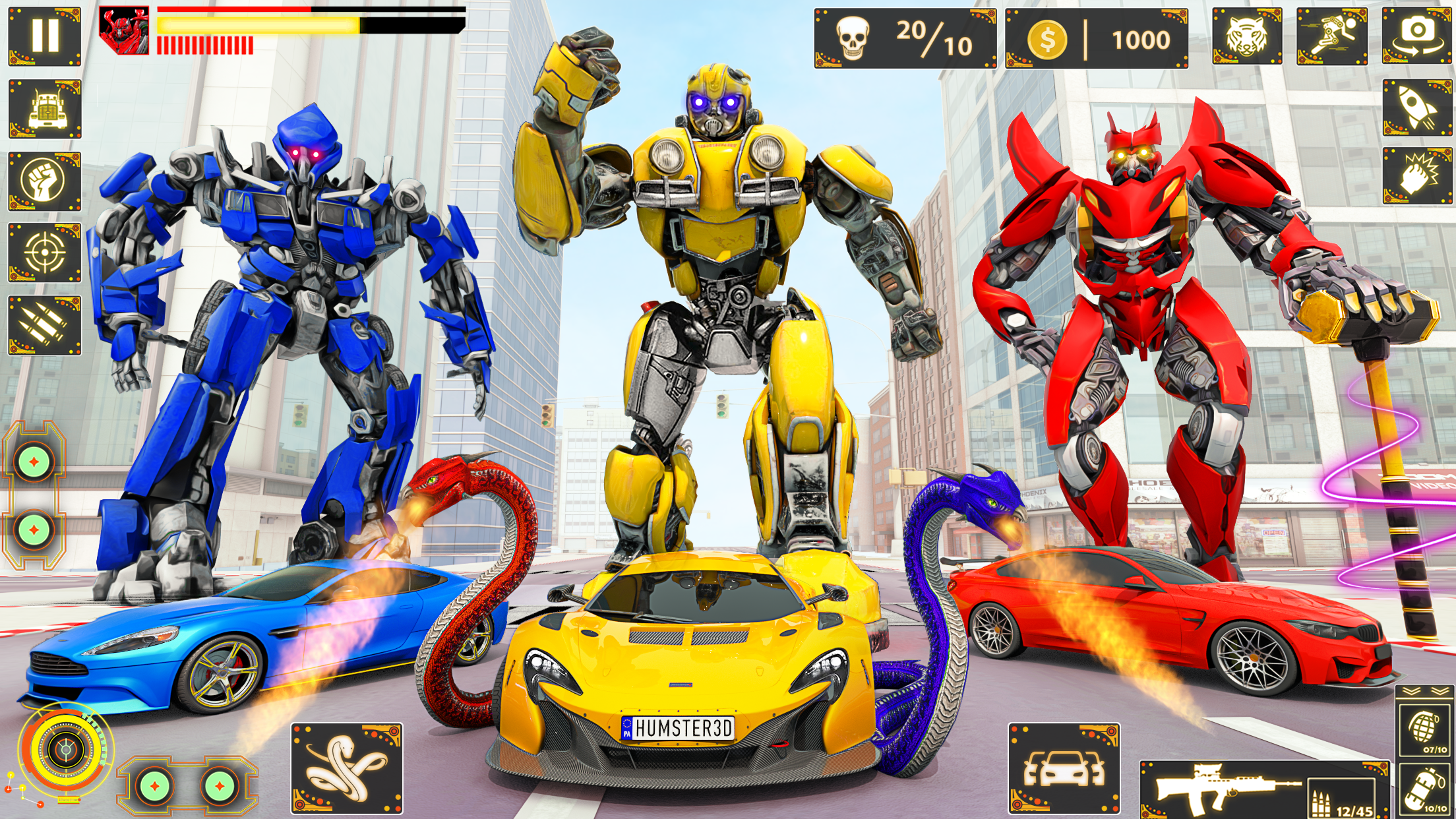 اسکرین شات 7 بازی Snake Car Robot Transformation