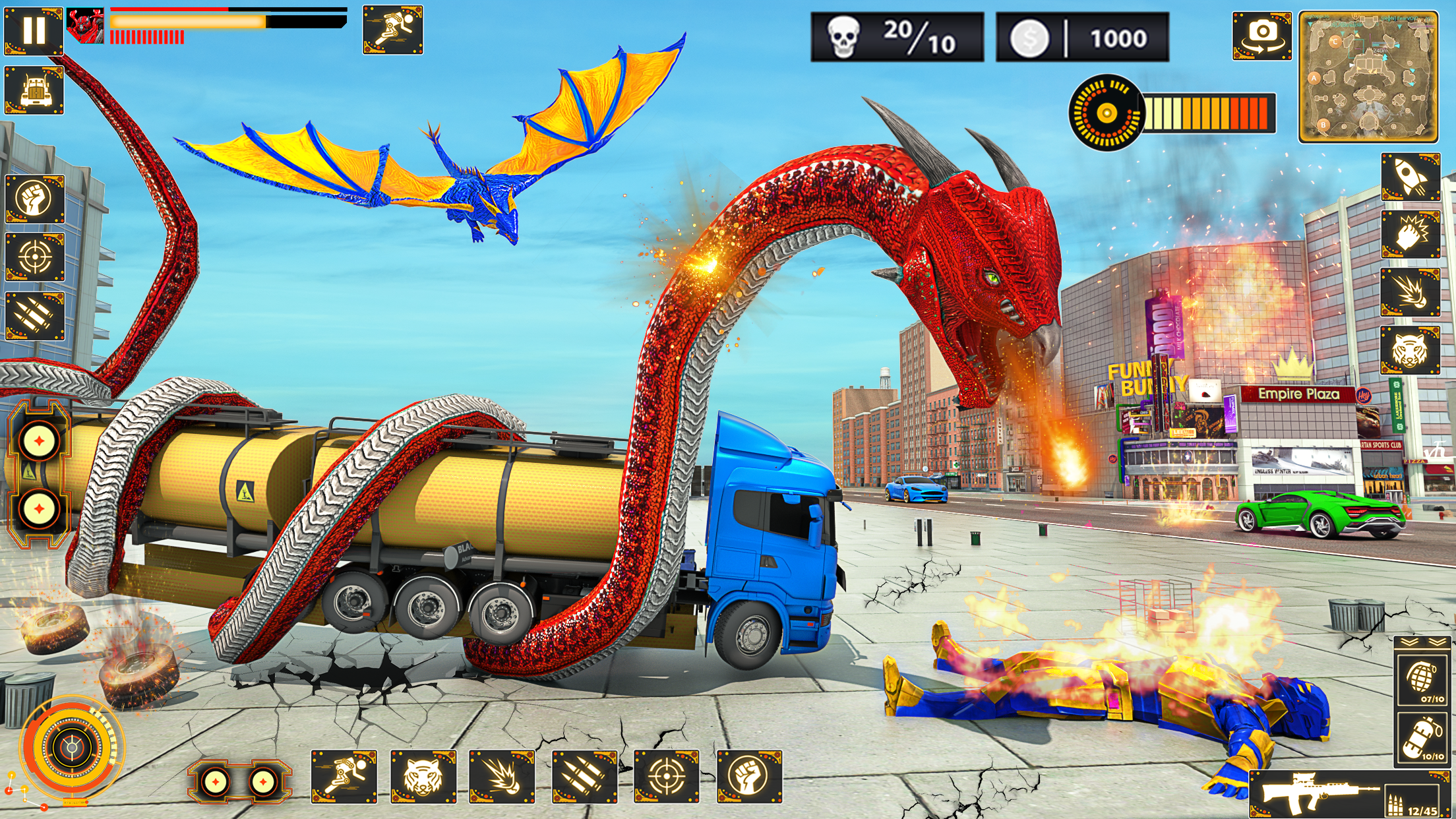 اسکرین شات 1 بازی Snake Car Robot Transformation