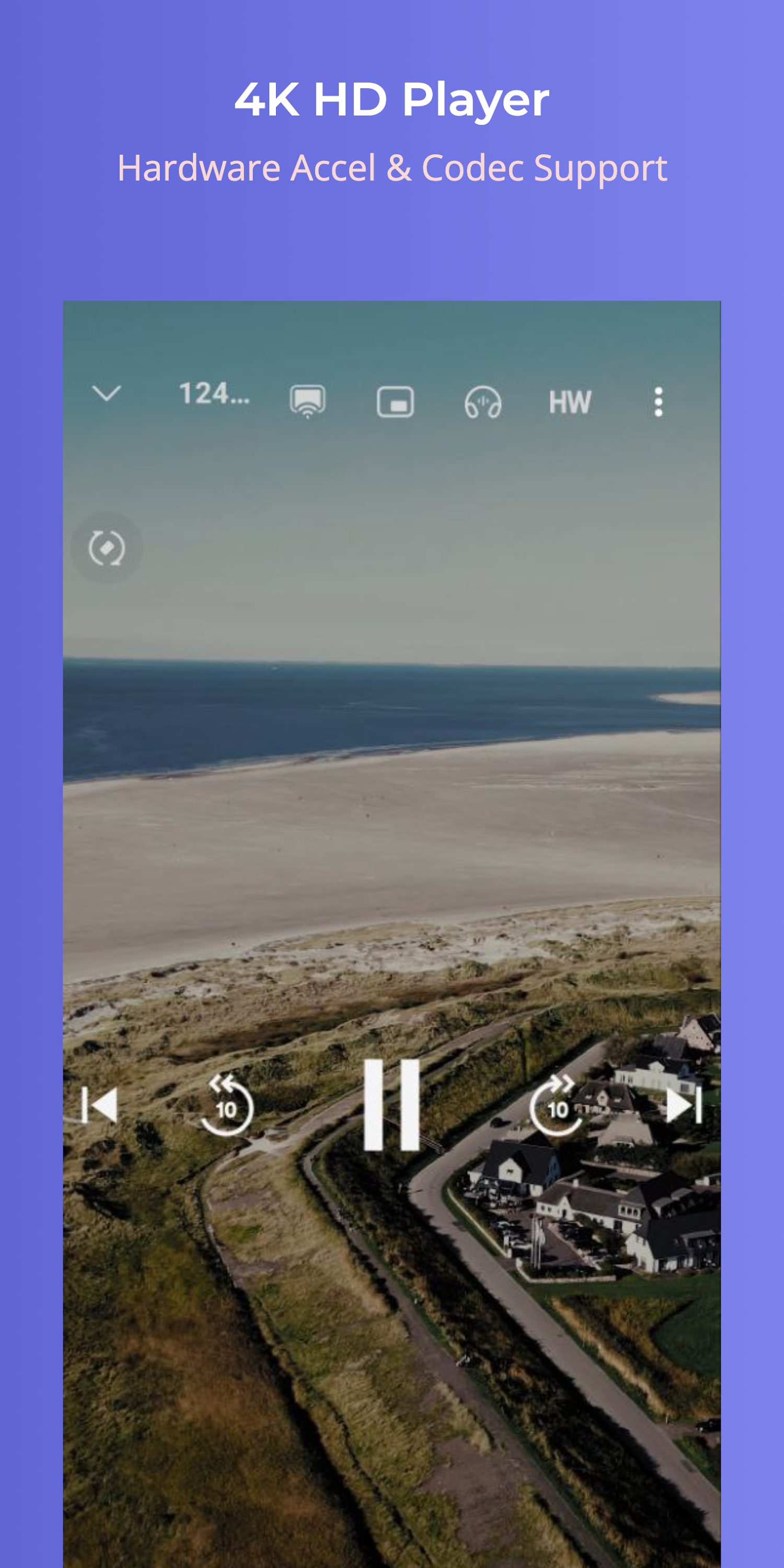 اسکرین شات 2 برنامه Video Player All Format
