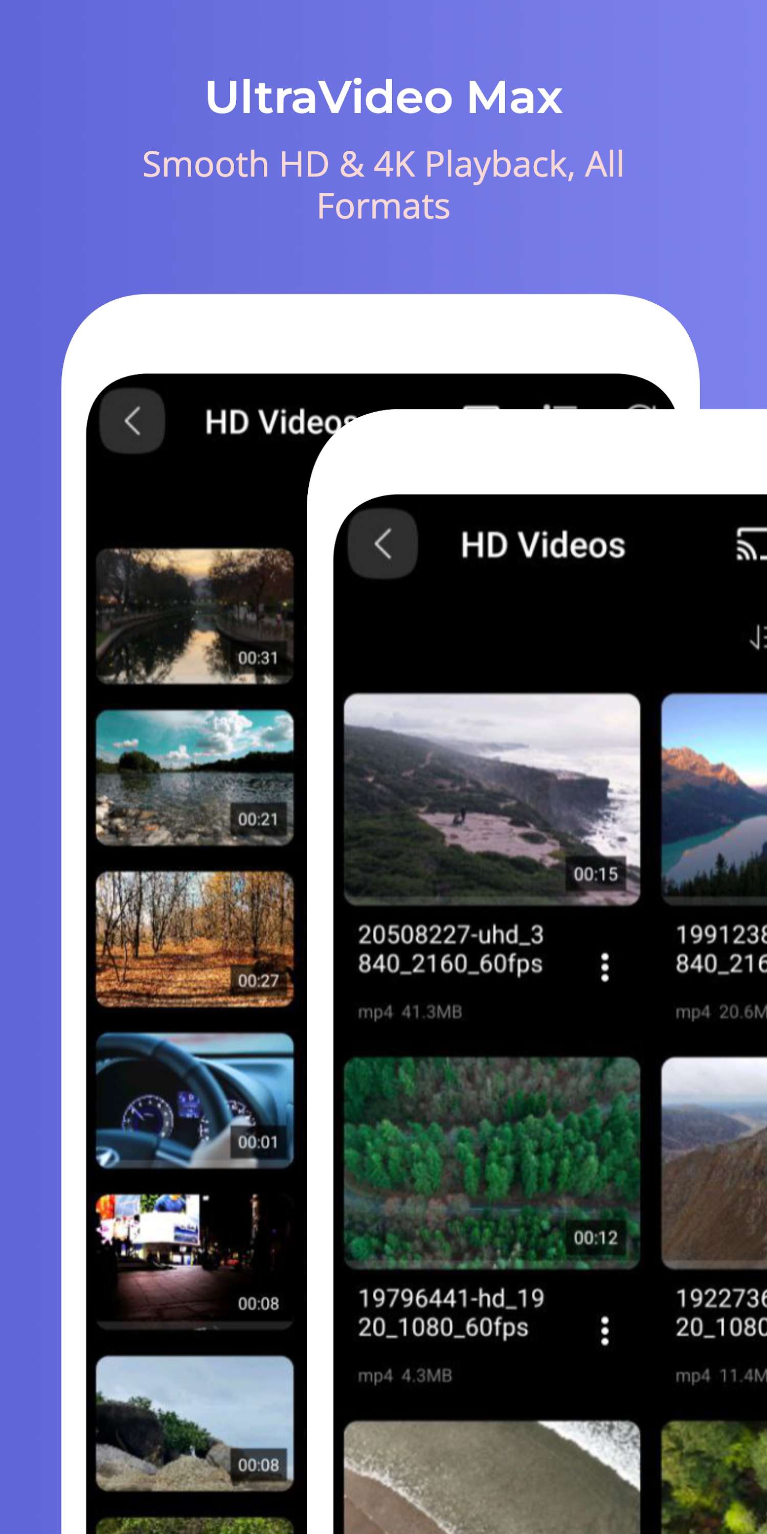 اسکرین شات 1 برنامه Video Player All Format