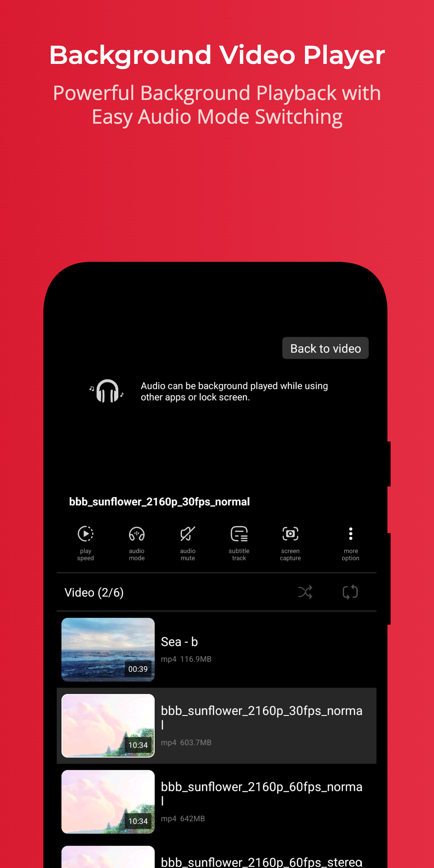 اسکرین شات 3 برنامه FX Player - Video Media Player
