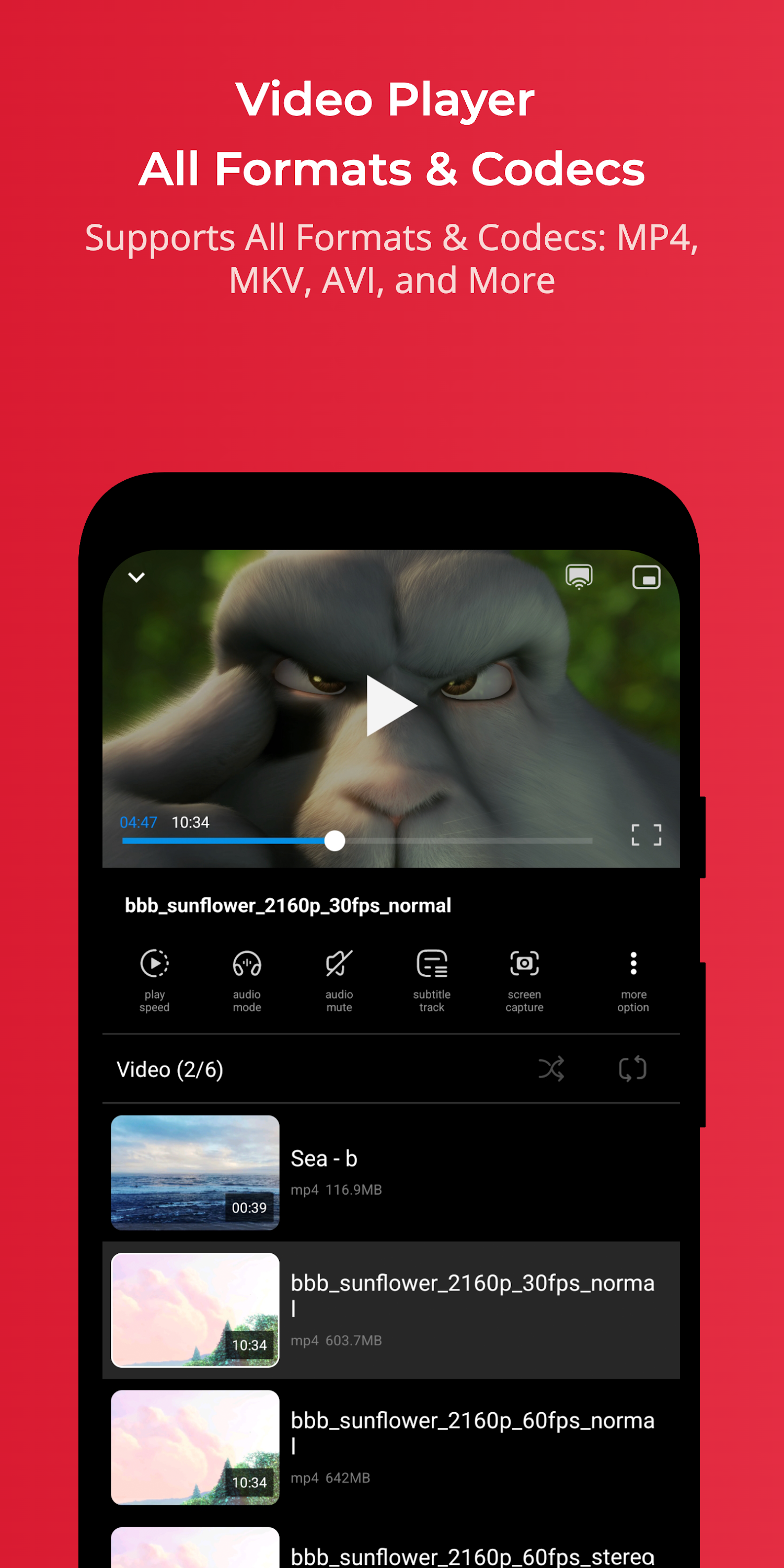 اسکرین شات 2 برنامه FX Player - Video Media Player