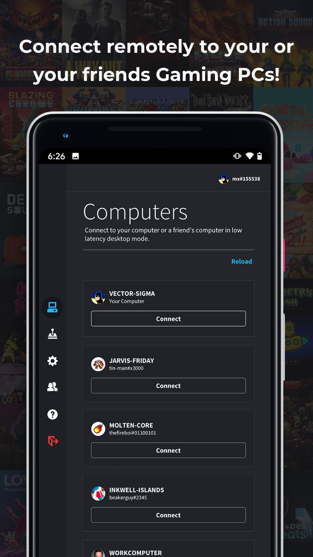 اسکرین شات 2 برنامه Parsec