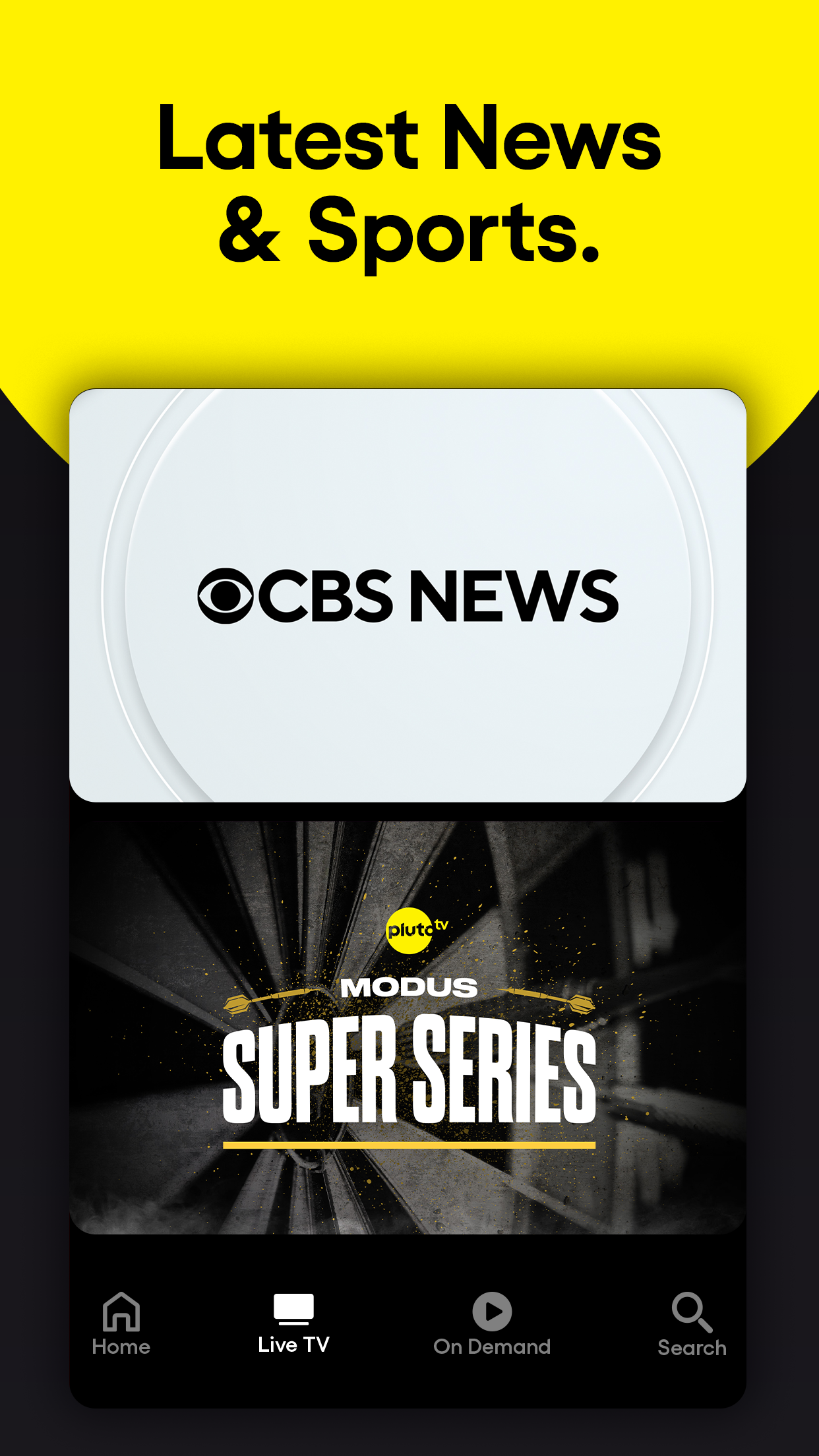 اسکرین شات 4 برنامه Pluto TV: Stream TV & Movies