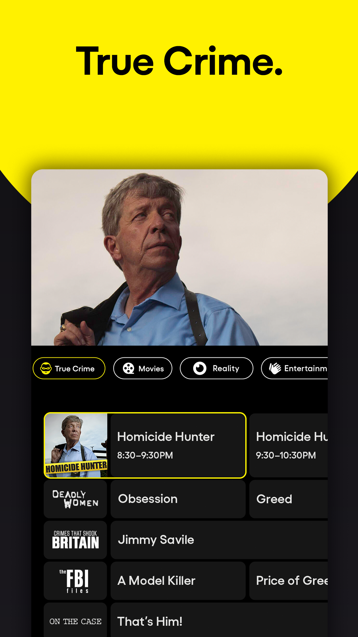 اسکرین شات 5 برنامه Pluto TV: Stream TV & Movies