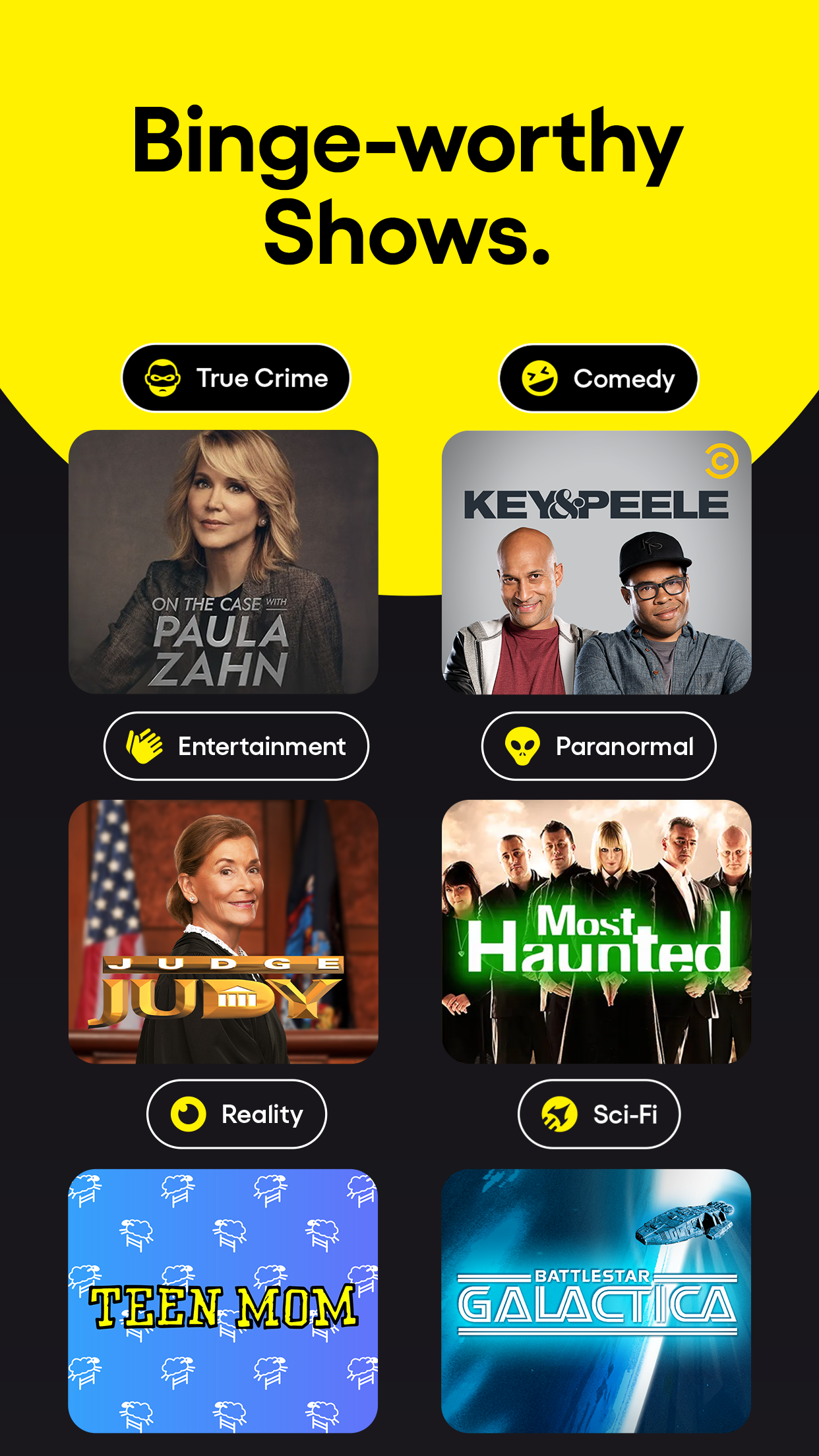 اسکرین شات 6 برنامه Pluto TV: Stream TV & Movies