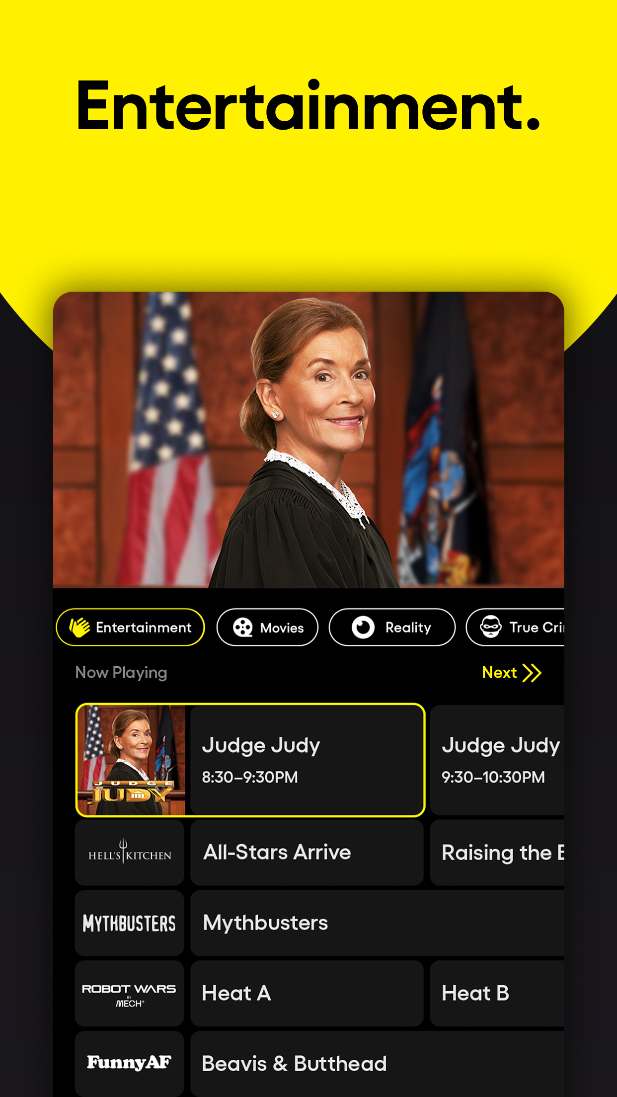 اسکرین شات 7 برنامه Pluto TV: Stream TV & Movies