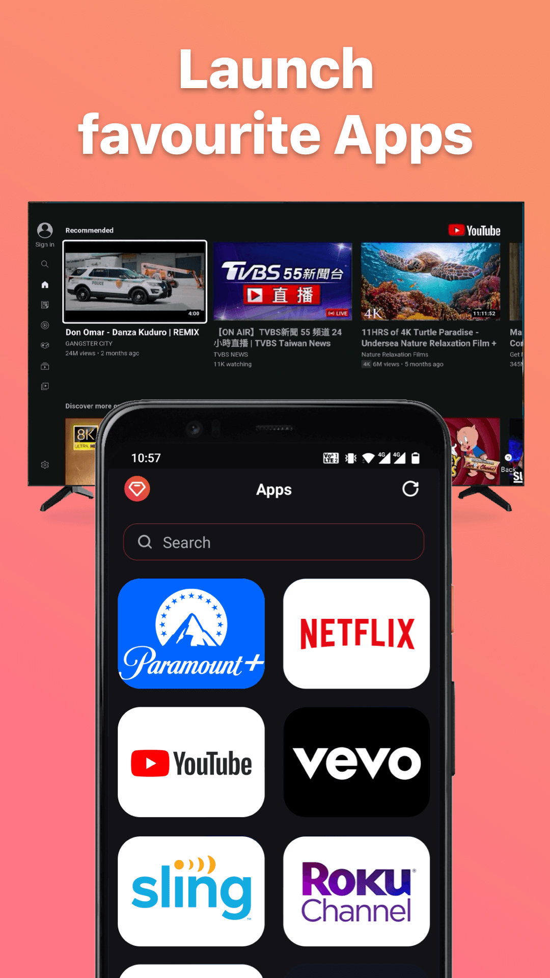 اسکرین شات 2 برنامه Remote for Fire TV & FireStick