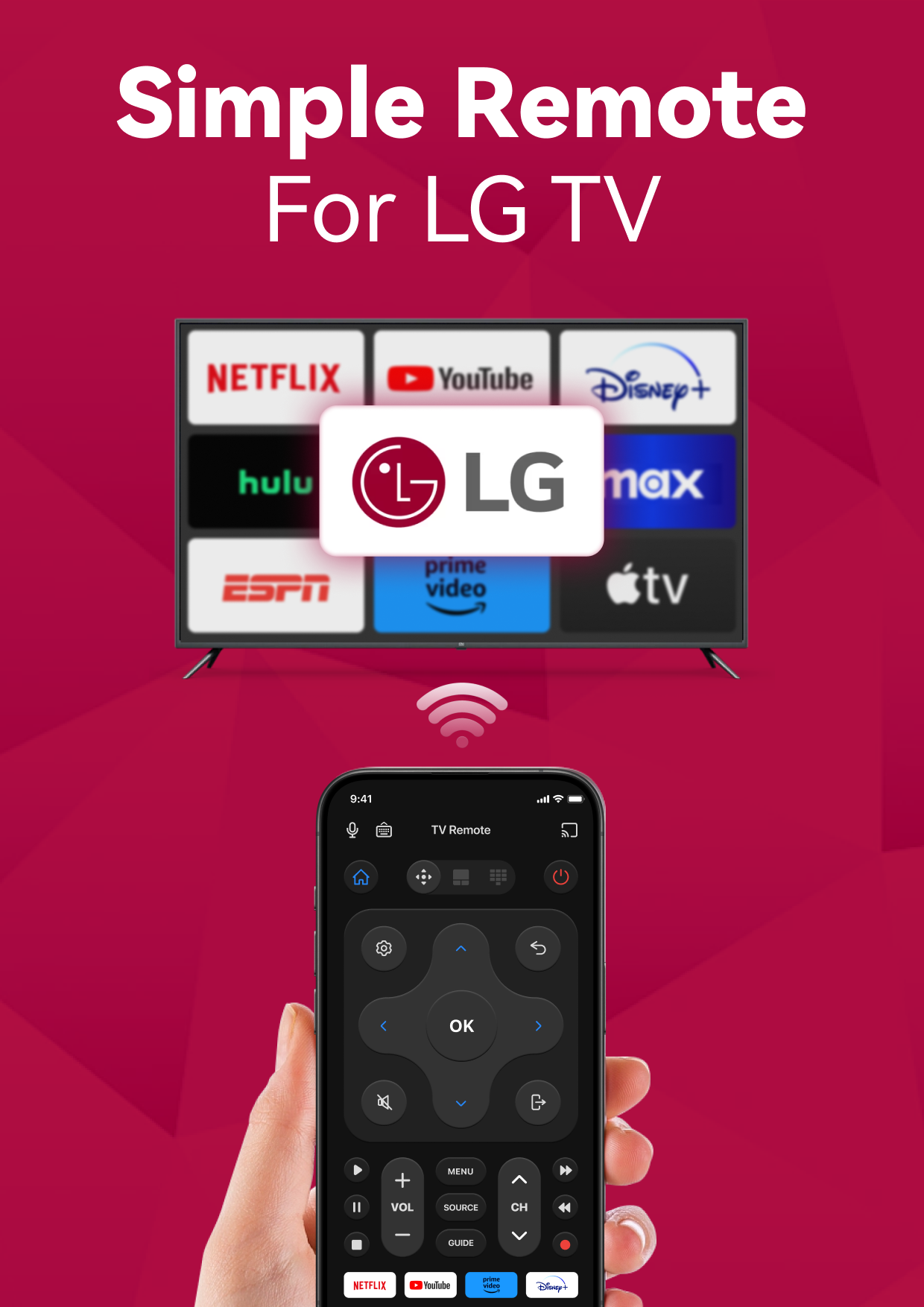 اسکرین شات 1 برنامه TV Remote Control for LG TV