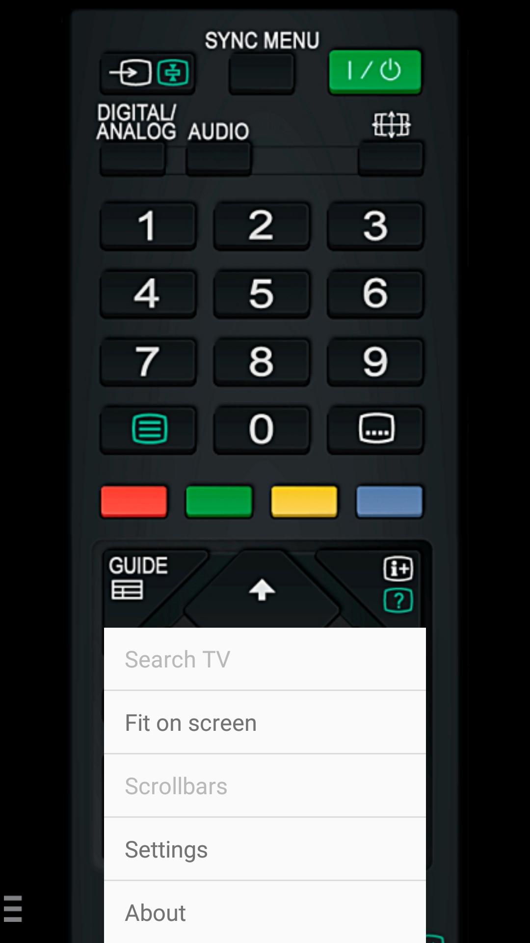 اسکرین شات 3 برنامه TV Remote for Sony TV