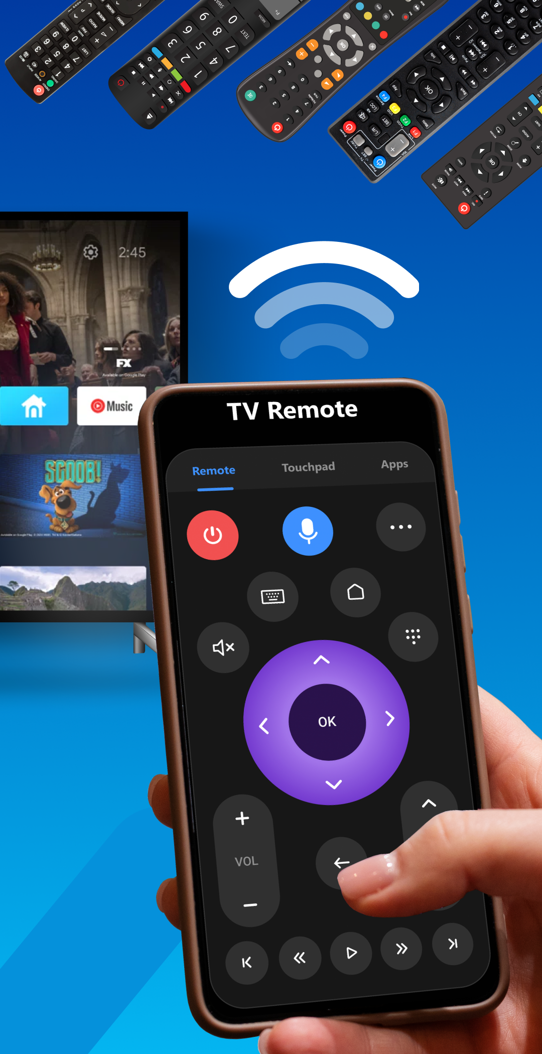 اسکرین شات 2 برنامه Universal TV Remote Control