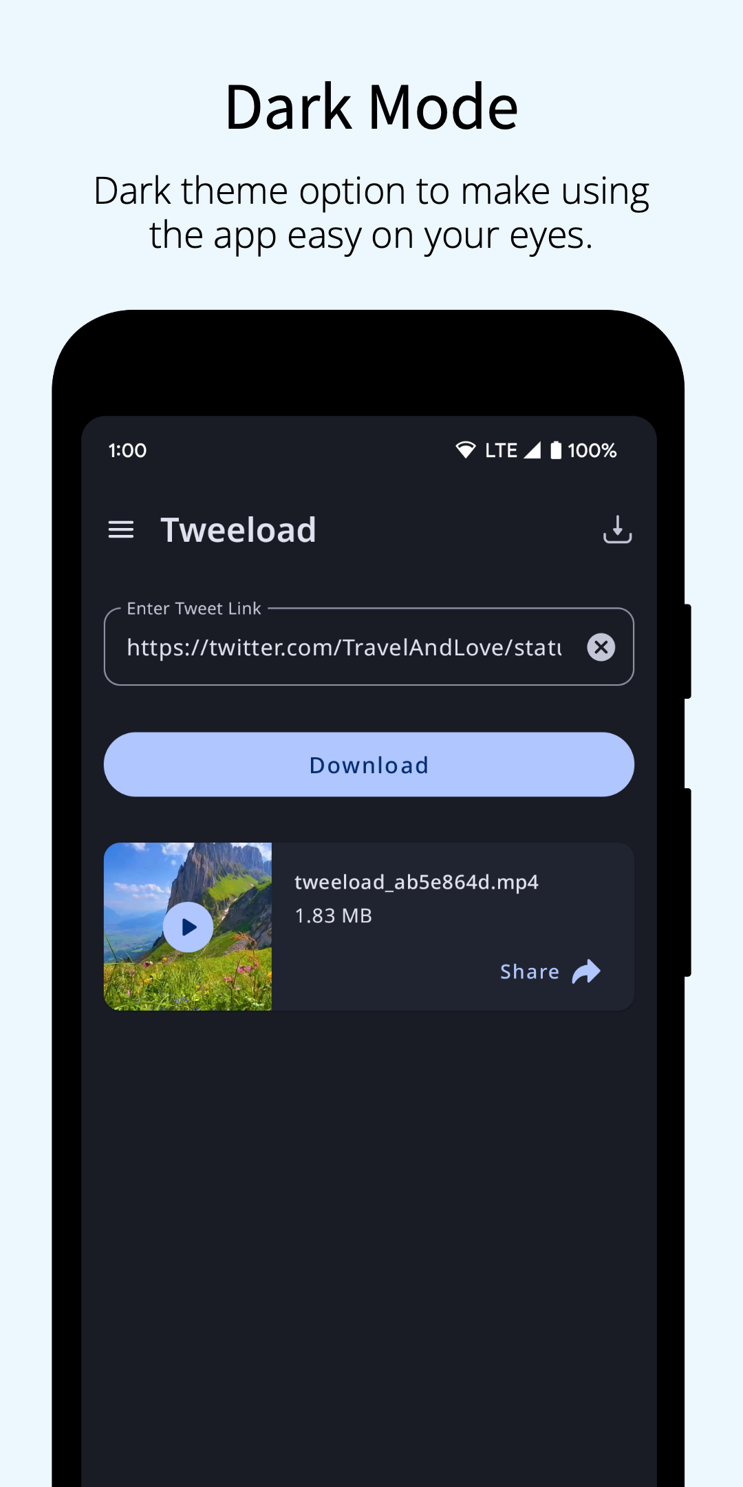 اسکرین شات 7 برنامه Video Downloader for Twitter X